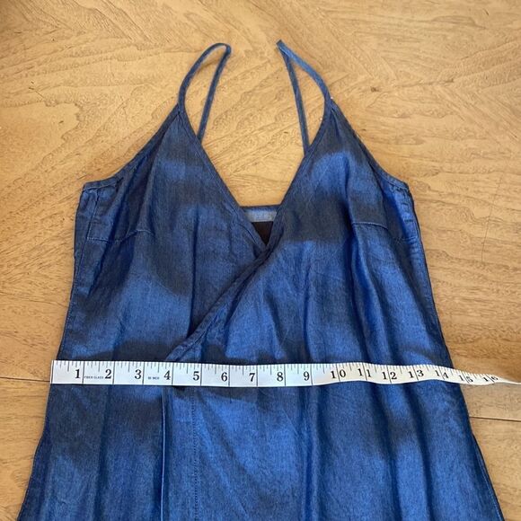 G Star Raw Dark Denim Mini Wrap Dress Size XS - Picture 7 of 11